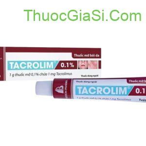 TACROLIM 0.1 10g Boston (Tacrolimus 0.1%) điều trị chàm thể tạng, viêm da cơ địa