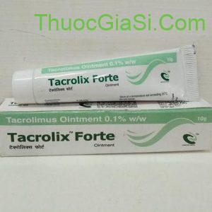 Tacrolix Forte (Tacrolimus 0.1%) điều trị chàm thể tạng, viêm da cơ địa, bạch tạng