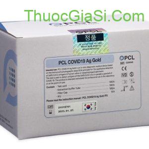 Test PCL COVID19-AG Gold Hàn Quốc Kit test nhanh bằng nước bọt