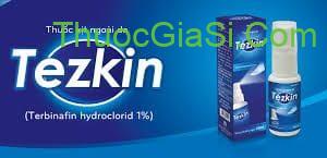 Tezkin xit điều trị nấm bàn chân, nấm móng, lang ben, hắc lào 1 tezkin xit 15ml dieu tri nam ban chan nam mong lang ben hac lao 1907