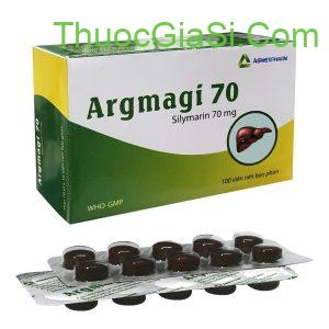 Thuốc ARGMAGI 70 (Silymarin 70mg) Agimexpharm hộp 100 viên điều trị bệnh gan