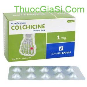 Thuốc COLCHICINE (Colchicin 1mg) Davipharm điều trị bệnh gút cấp