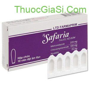 Safaria điều trị nhiễm khuẩn và nấm âm đạo, viêm âm đạo