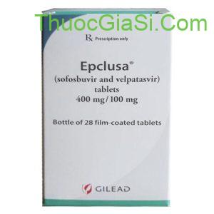 Epclusa GILEAD (Sofosbuvir/Velpatasvir 400mg/100mg) H/28v điều trị viêm gan C mạn tính