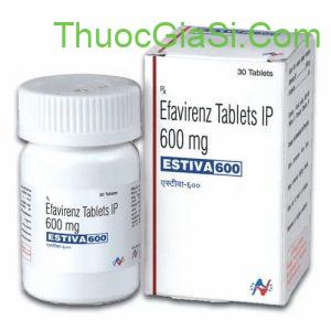 Estiva 600 (Efavirenz 600mg) điều trị nhiễm HIV