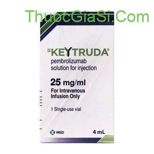 Thuốc Keytruda MSD 25mg/mL (PEMBROLIZUMAB) điều trị ung thư