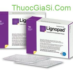 Thuốc Lignopad (Lidocain 5%) miếng dán giảm đau nhanh