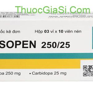 Thuốc MASOPEN 250/25 Hasan điều trị bệnh Parkinson