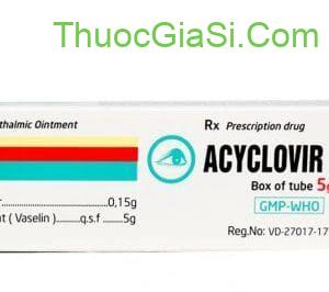 Acyclovir 3% QUAPHARCO – Thuốc tra mắt