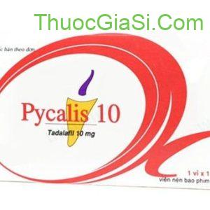 Pycalis 10 (Tadalafil 10mg) điều trị rối loạn cương dương, tăng áp động mạch phổi