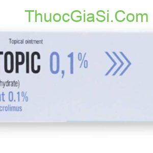 Quantopic 0.1% điều trị viêm da cơ địa, chàm, vảy nến
