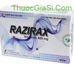 Thuốc RAZIRAX 400 (Ribavirin 400mg) Davipharm điều trị bệnh do virus