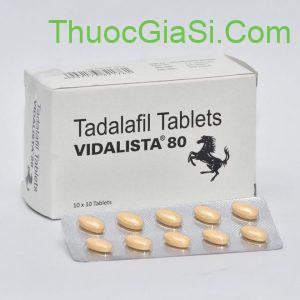 VIDALISTA 80 (Tadalafil 80mg) h/100v điều trị rối loạn cương dương