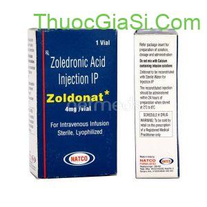 Thuốc Zoldonat (Zoledronic Acid 4mg) NATCO điều trị loãng xương