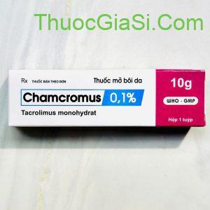 Thuốc Chamcromus 0,1% tuýp 10g điều trị viêm da cơ địa, chàm, dị ứng da, vảy nến