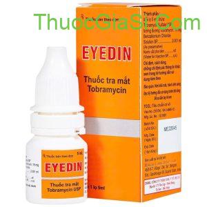 Thuốc Eyedin 5ml (Tobramycin 0.3%) điều trị nhiễm khuẩn mắt