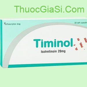 Timinol (Isotretinoin 20mg) điều trị mụn trứng cá, da nhờn