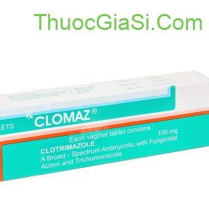 Viên đặt CLOMAZ (Clotrimazole) điều trị nấm âm đạo, nấm Candida