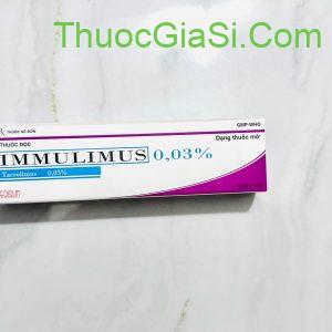 Immulimus 0.03% Medisun điều trị eczema dị ứng, viêm da cơ địa dùng được cho trẻ em (10g)