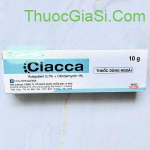 Gel Ciacca Davipharm điều trị mụn trứng cá nhẹ đến vừa, mụn viêm, mụn mủ