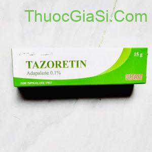 Tazoretin gel điều trị mụn trứng cá vừa và nhẹ, mụn mủ, mụn viêm, làm đẹp da mụn, tiêu nhân mụn (30g)