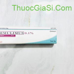 Immulimus 0.1% trị eczema, viêm da cơ địa từ vừa đến nặng tuýp 10g