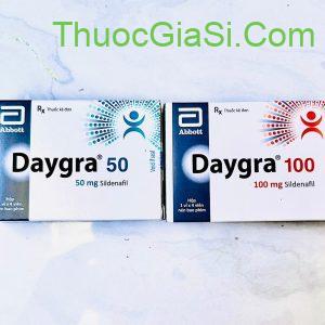 DAYGRA 100 (Sildenafil 100mg) Abbott-Mỹ điều trị rối loạn cương dương thay VIAGRA 100(1 vỉ x 4 viên)
