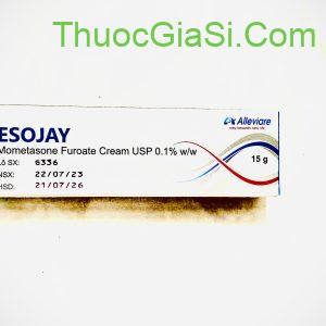 ESOJAY cream (Mometasone furoate) bôi vảy nến, chàm, ezema, ngứa, viêm da cơ địa hàng nhập khẩu
