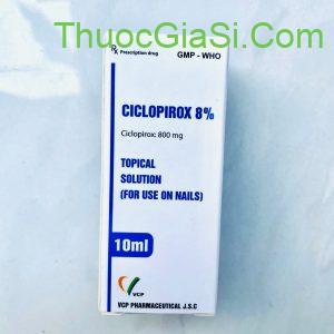 Ciclopirox 8% VCP chai 10ml sơn móng tay chân