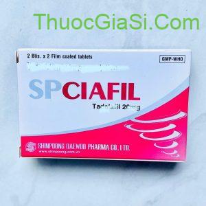 Spciafil 20 (Tadalafil 20mg) H/4v điều trị rối loạn cương dương hiệu quả