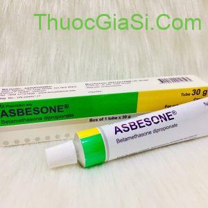 Asbesone 30g điều trị vảy nến, eczema, viêm da, ngứa, lupus ban đỏ 