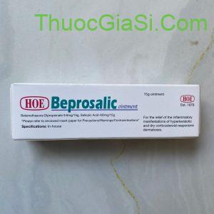 Beprosalic 15g bôi vảy nến da khô, tróc vảy da, viêm da cơ địa hàng nhập khẩu chính hãng