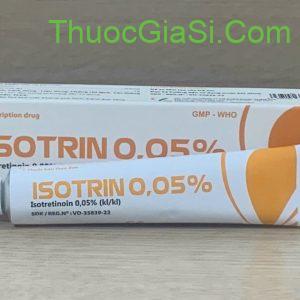 ISOTRIN 0.05% VCP 15G - ĐIỀU TRỊ MỤN TRỨNG CÁ