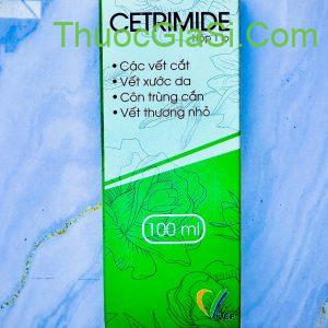 CETRIMIDE VCP 100ml sát khuẩn vết cắt, côn trùng cắn