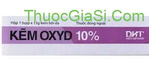 Kẽm Oxyd 10% điều trị nhiễm khuẩn da, cháy nắng, mụn