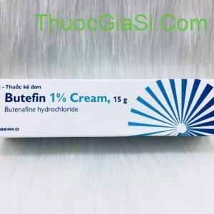 Butefin 1% (Butenafine hydrochloride) điều trị nấm da, nấm bẹn, nấm bàn chân, nấm móng