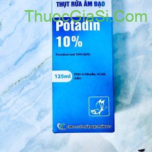 Potadin 10 (Povidin 10%) dung dịch sát khuẩn phụ khoa, rửa vết thương