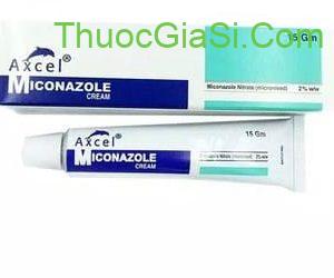Axcel Miconazole (Miconazole nitrate 2%) điều trị nấm da, nấm âm đạo, lang ben, nấm đồng tiền