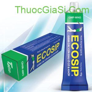 Kem ECOSIP giảm đau cơ, giảm đau khớp