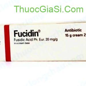 Fucidin (Acid fusidic 2%) điều trị nhiễm khuẩn da, viêm nang lông, chốc lở, mụn bọc, mụn viêm (15g)