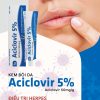Aciclovir 5% VCP tuýp 5g điều trị nhiễm herpes (thủy đậu), sau phẩu thuật xăm môi, phu xăm