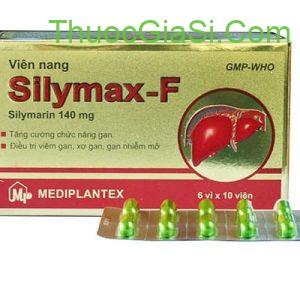 Silymax F (Silymarin 140mg) điều trị các bệnh lý về gan, xơ gan, giải độc gan, hạ men gan