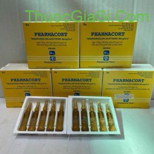 Pharmacort (Triamcinolone acetonide 80mg/2ml) 5 ống/hộp