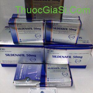 Sildenafil 50 mg LOVE 1 vỉ x 4 viên điều trị rối loạn cương dương