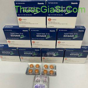 Thuốc Edsave 20 (Tadalafil 20mg) là gì? | Công dụng – Liều dùng – Giá bán