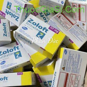 Zoloft (Sertraline 50mg) Pfizer điều trị trầm cảm, lo âu (1 vỉ x 30 viên)