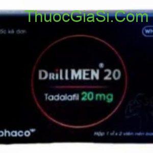DRILLMEN 20 (Tadalafil 20) - thuốc trị rối loạn cương dương cho nam giới - Traphaco