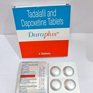 DURAPLUS (Tadalafil và dapoxetine) - trị rối loạn cương dương và xuất tinh sớm - vỉ 4 viên 1 Duraplus|thuocgiasi.com