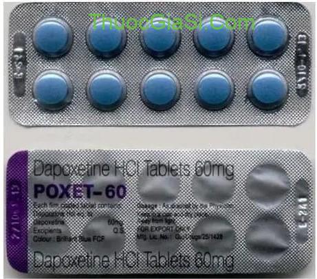 Poxet 60 (Dapoxetine 60) poxet 60 dapoxetine 60