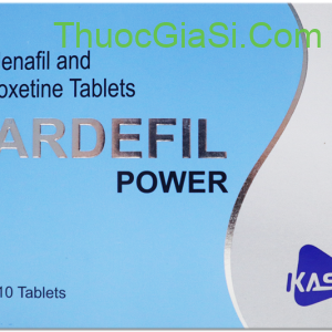 Vardefil power (Vardenafil & Dapoxetine) - trị xuất tinh sớm và rối loạn cương dương ở nam giới - hộp 1 vỉ x 10 viên 1 Vardenafil & Dapoxetine|thuocgiasi.com